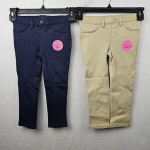 Place Pants Size 4 Navy Khaki Set Of 2 NWT